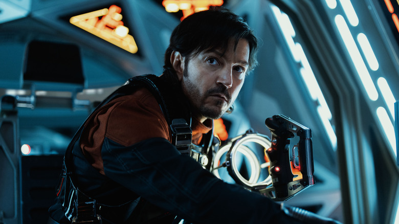 Cassian Andor sitting inside a ship (2025)