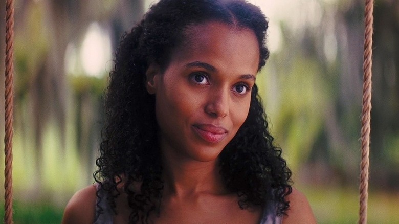 Broomhilda sits on a swing in "Django Unchained" (2012)