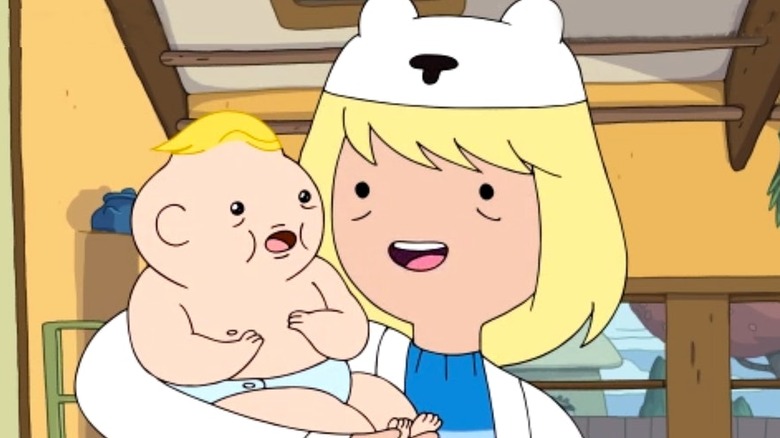 Minerva and baby Finn