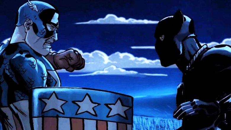 Captain America and Black Panther