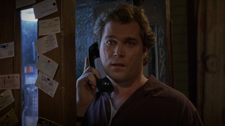 Ray Liotta on phone