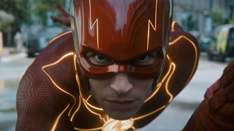 Ezra Miller preparing to take off