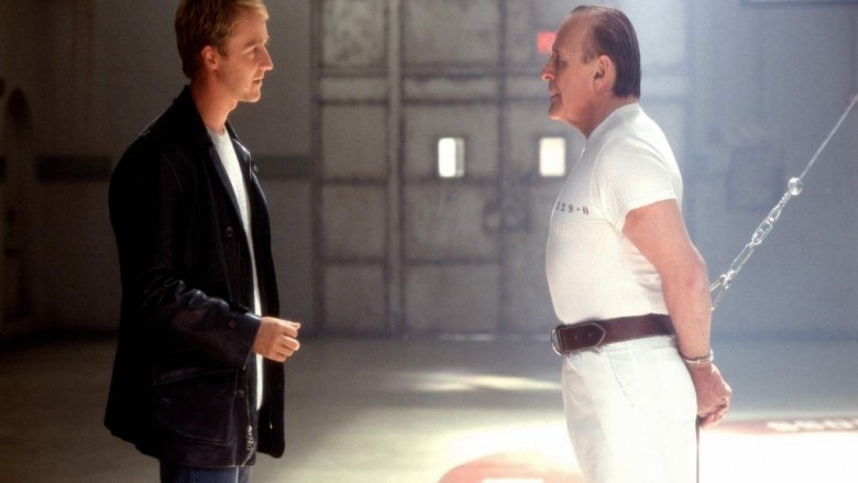 Edward Norton and Anthony Hopkins