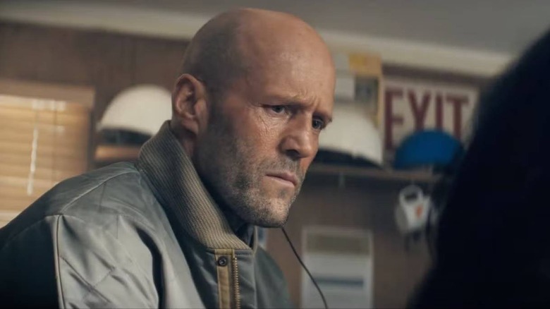Levon Cade frowning in A Working Man